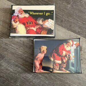 𝅺Coca Cola Christmas Cards NEW